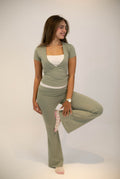 Sculpt set in green