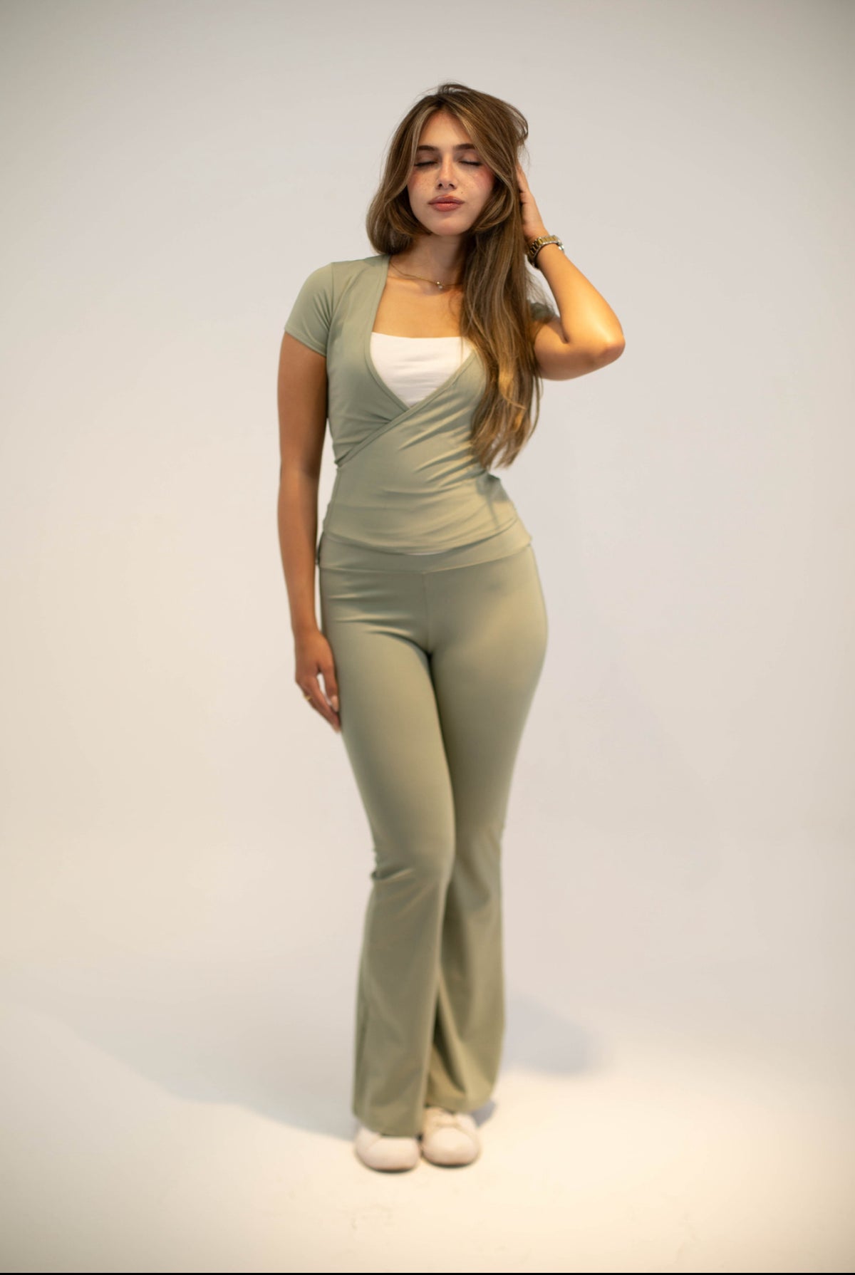 Sculpt set in green